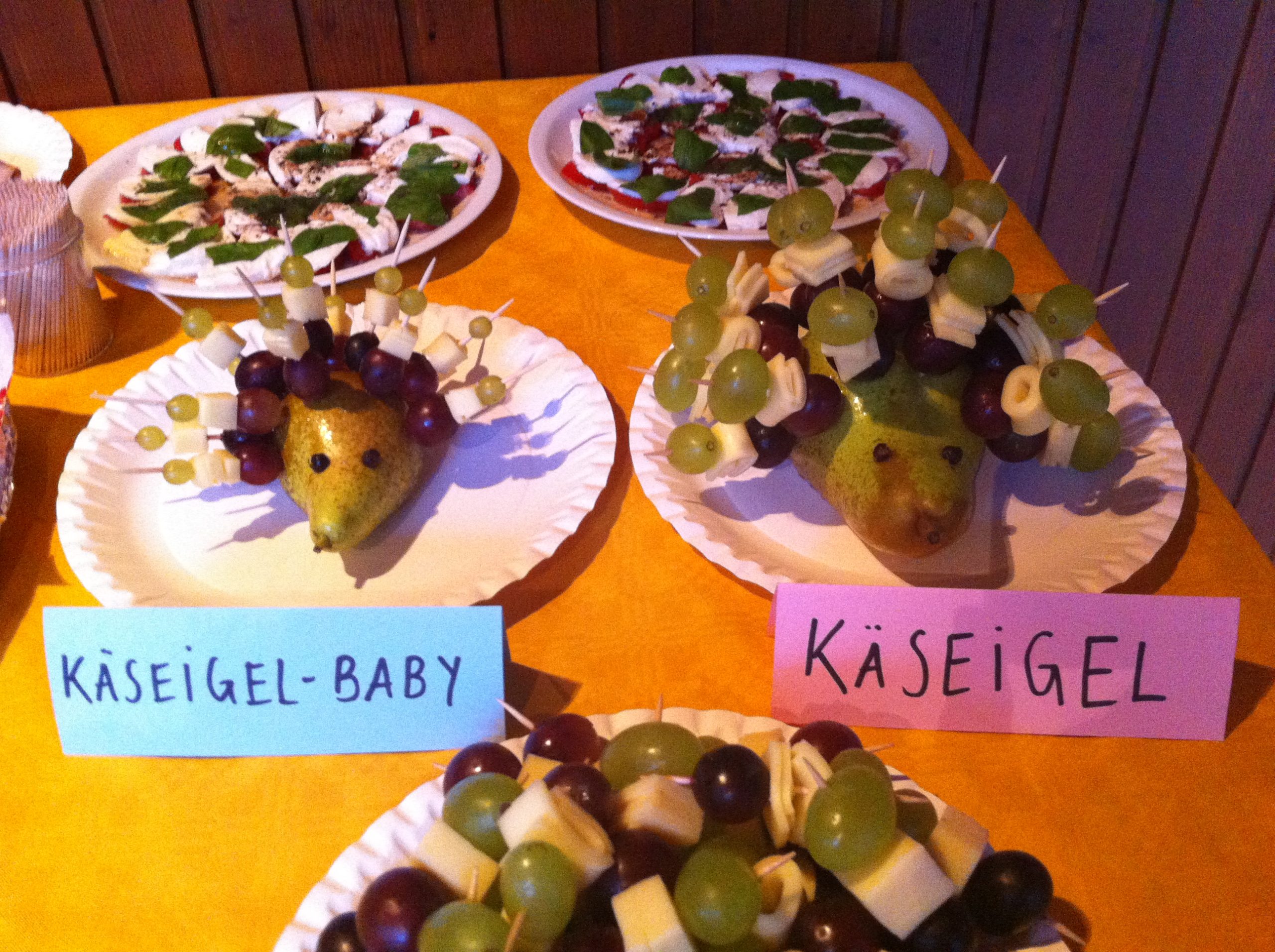 Käseigel und Käseigel Baby