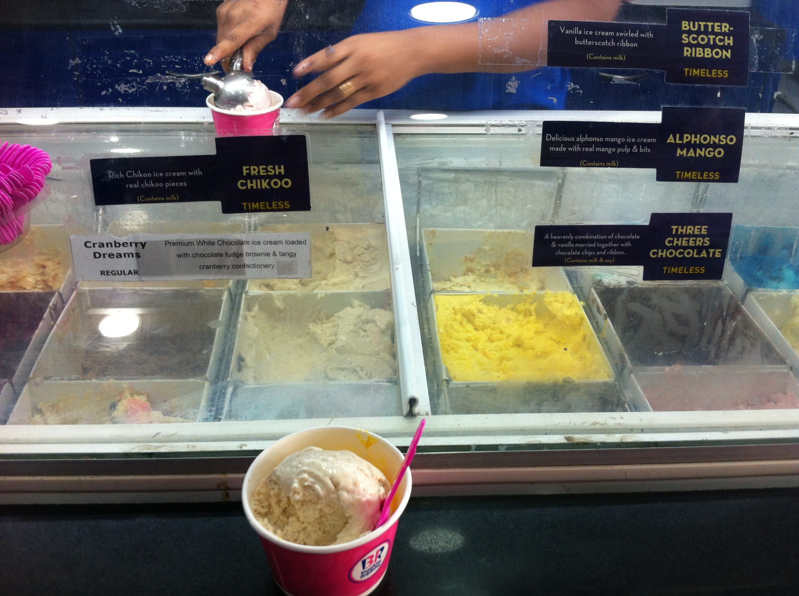 Ice cream at Candolim